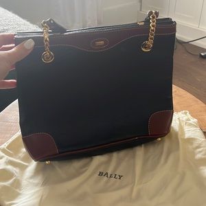 Bally leather crossbody bag